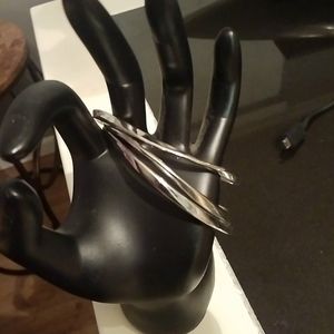 Silver bangle bracelets
